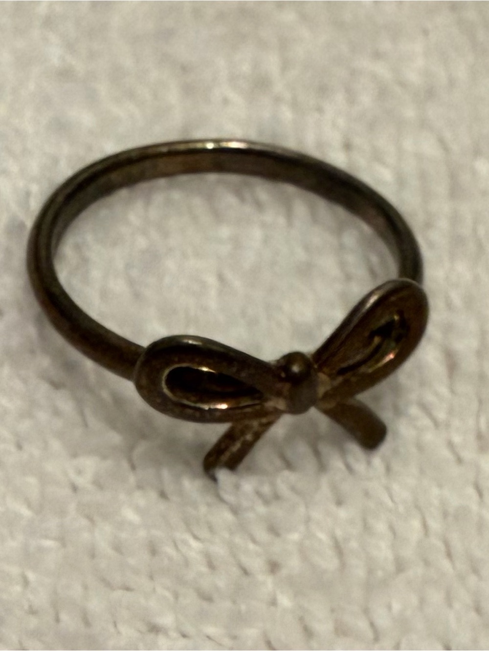 Tiffany and Co. Silver Bow Ring